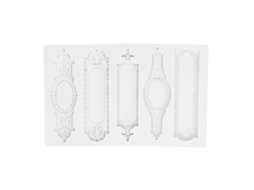 Mold De Silicone Durável Seguro Para Decoração De Bolos E Chocolate