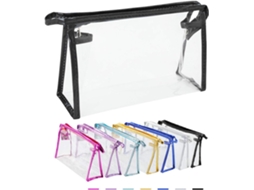 Set De Bolsas Cosméticas Pvc Transparente Impermeável