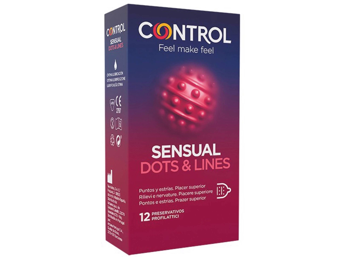 Preservativos Sensual Dots & Lines Control