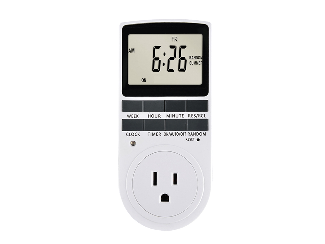 Tomada Inteligente Laxiscreed Com Timer, 10 Programações E Display De Tela Grande Para Automação