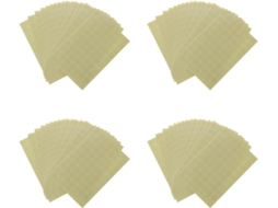 Pacote com 60 Adesivos Redondos Transparentes de 19 Mm SFUSHOS