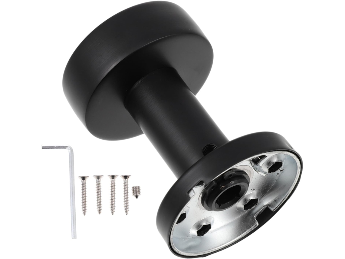 Fechadura De Porta Oculta Osaladi, Aço Inoxidável, Preta, Fácil Instalação, Fechadura De Segurança Para Quarto E