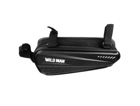 WILDMAN Bolsa Bicicleta Multi-Bolsos 1 2L Revestimento Antichoque Es4 Preto