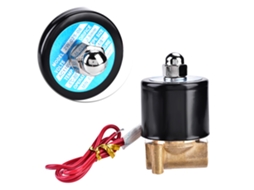Válvula Solenóide Elétrica Laxiscreed G1/8 110v Ac Normalmente Fechada Para Água E Ar