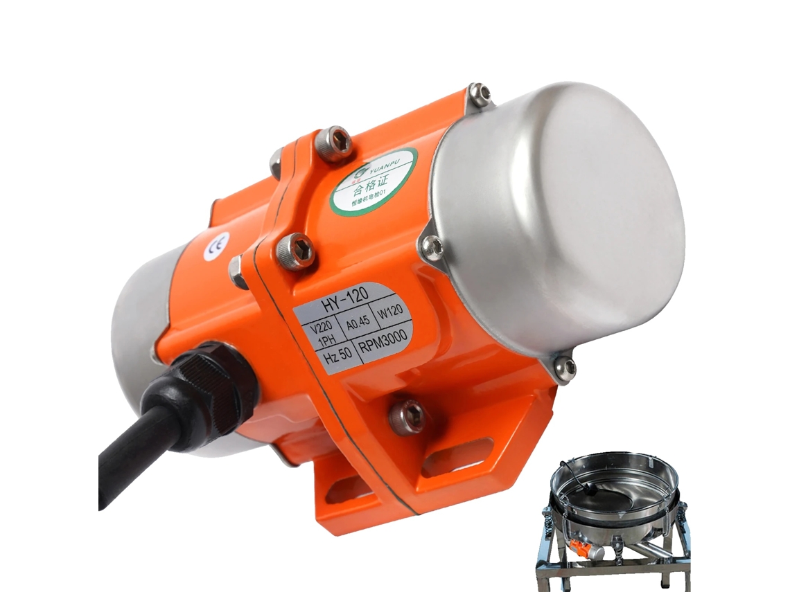 Motor Vibratório, Blocos Excêntricos Ajustáveis, Carcaça De Liga De Alumínio, 220v