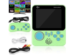 Console de Jogos Retrô GOKOCO H7 para TV, controle de jogos, vermelho