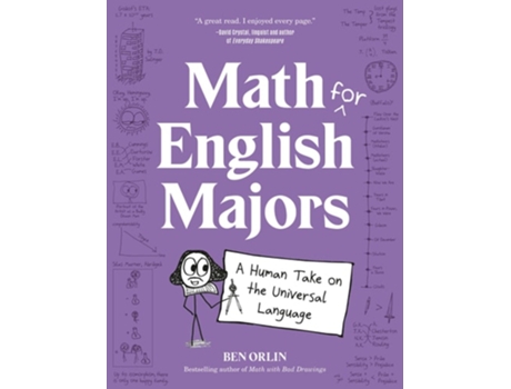 Livro Math for English Majors de Ben Orlin (Inglês - Capa Dura)