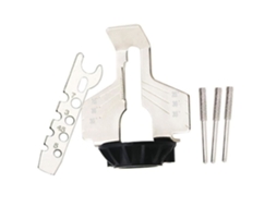 Kit de Afiação de Motosserra Tamanho Prata Moedor Elétrico Afiação Polimento Conjunto de Acessórios Correntes de Serra Pe