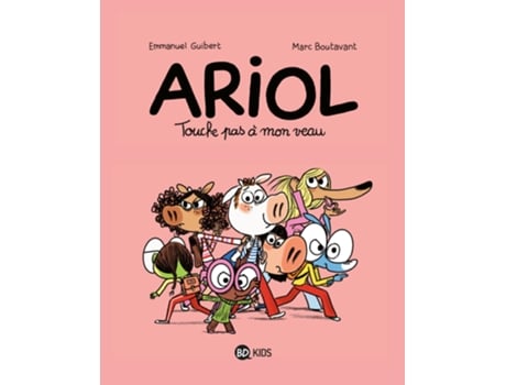 Livro Ariol 15/Touche pas a mon veau de Emmanuel Guibert e Rémi Chaurand (Francês)
