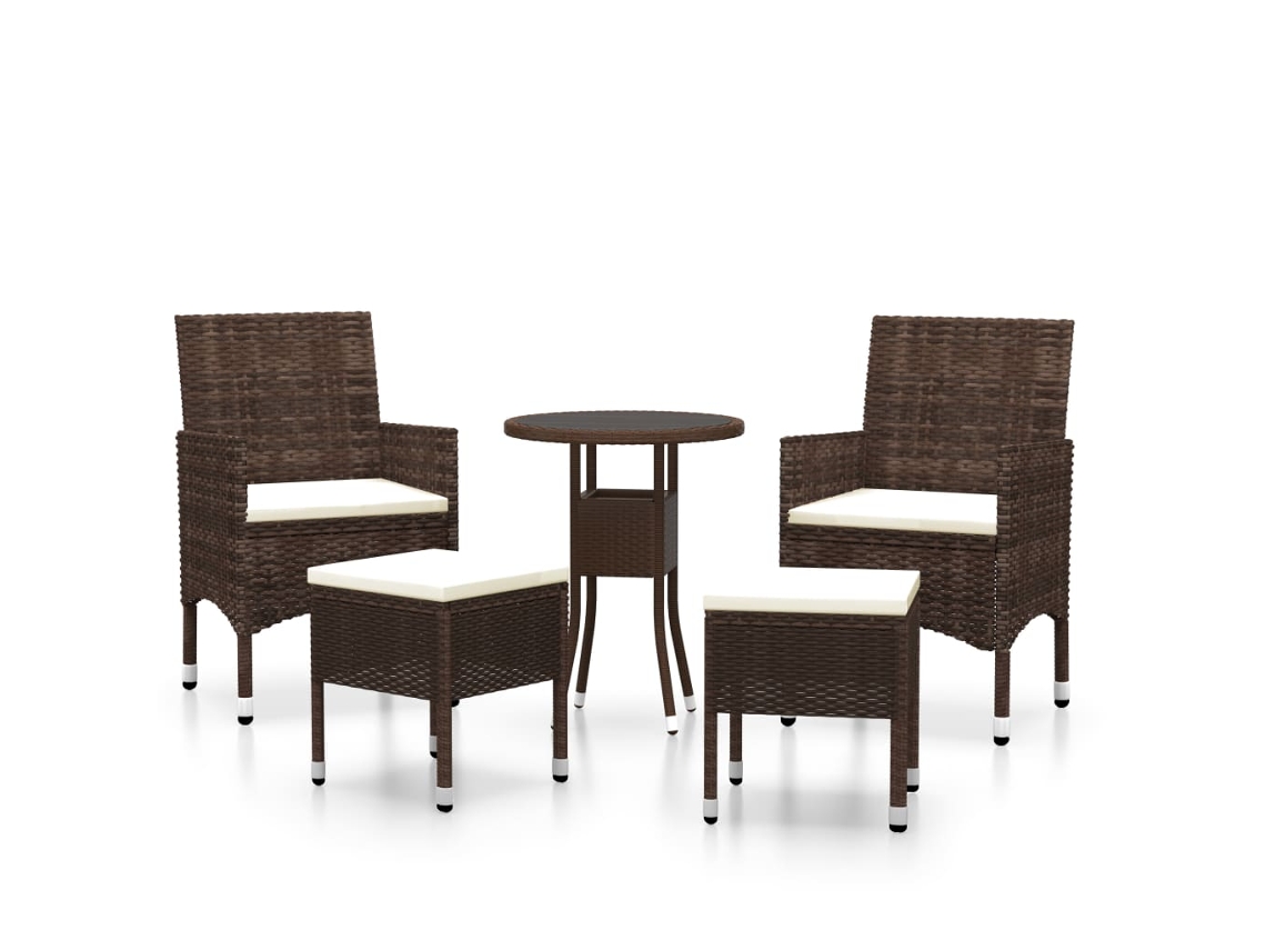 Garden Lounge Set, Garden Lounge Sets Vidaxl Marrom Rattan / Vime (n/a)