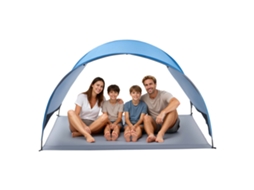 Barraca De Praia Para 4 Pessoas 267 X 165 X 153 Cm Proteção Solar Upf 50 Ou Superior Vevor