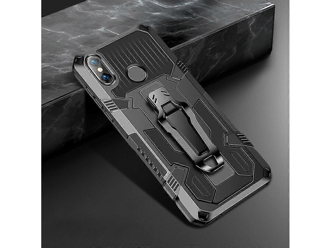 Capa Protetora Resistente A Impactos Machine Armor Warrior Em Pc + Tpu Para Xiaomi Redmi Note 5 Pro