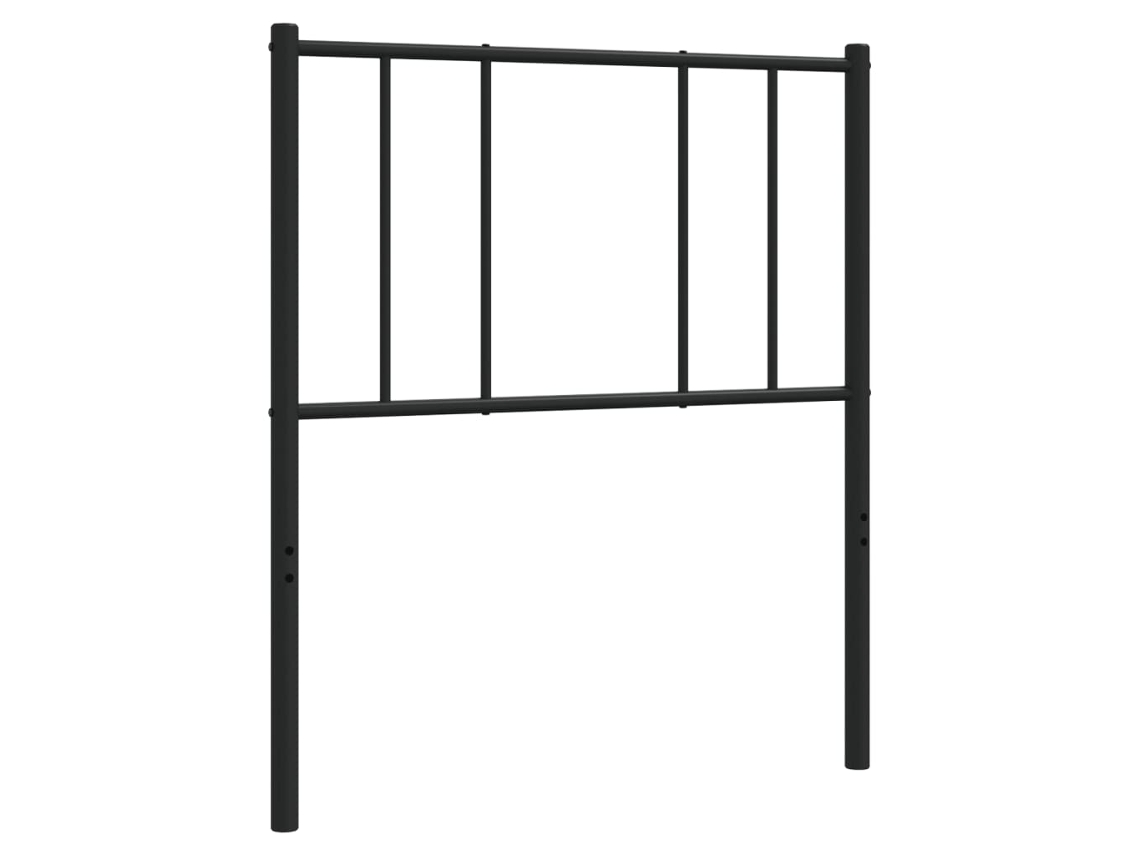 Headboard, Headboards Vidaxl Preto Aço (107 Cm)