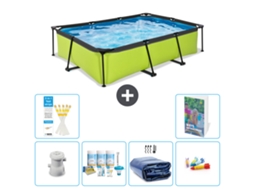Piscina Exit Retangular 300x200x65 Cm 5 peças S282 EXIT TOYS
