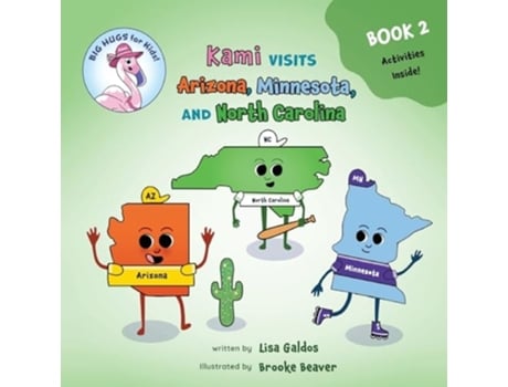 Livro Kami visits Arizona, Minnesota, and North Carolina de Lisa Galdos (Inglês)