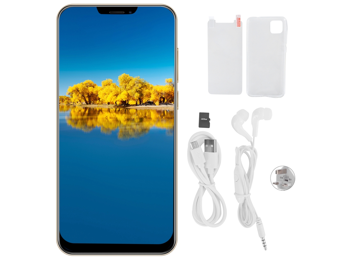 Telefone Inteligente Laxiscreed Com Tela Notch Hd, Dual Sim, Desempenho Confiável E Design Moderno