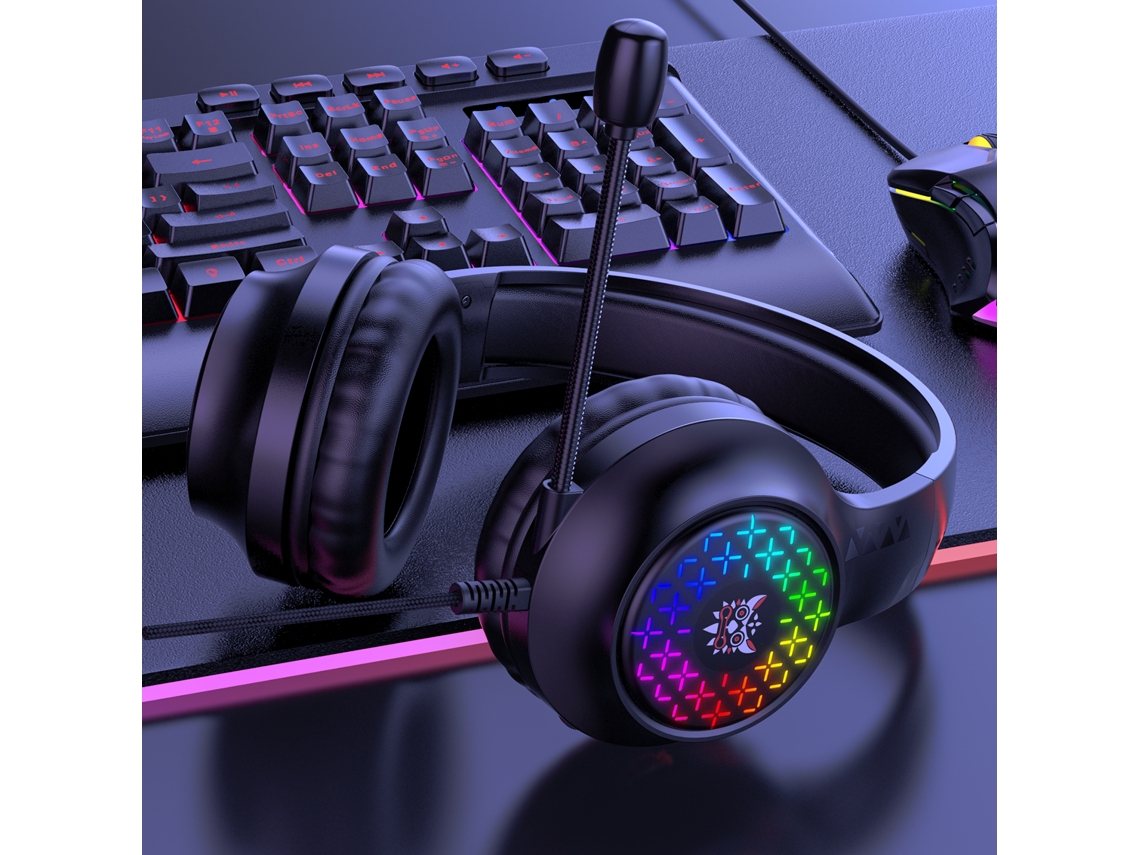 Fone De Ouvido Gamer Onikuma Com Microfone E Fio, Cancelamento De Ruído Para Ps4, Ps5, Xbox, Pc, Gamer X7 Pro Vayotoy