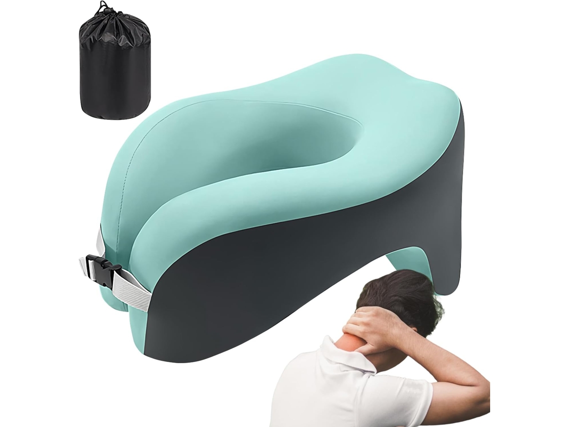 Travesseiro De Pescoço Portátil Em Formato De U, Feito De Espuma Viscoelástica, Ideal Para Atividade Gokoco