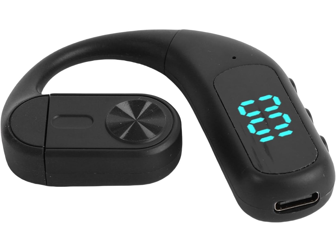 Écouteurs À Oreille Ouverte Bluetooth 5.5 Sem Fio Com 30 Horas De Palestra, Crochets D'oreille Rotatifs A