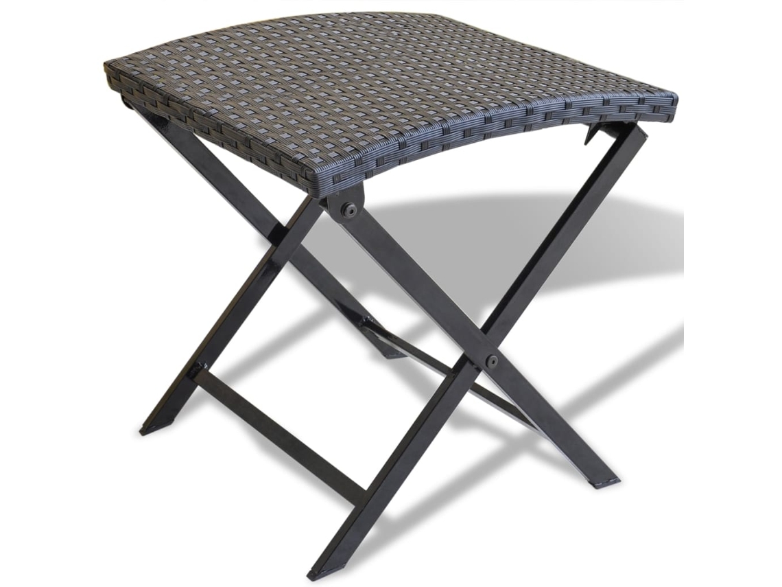 Stool, Stools Vidaxl Preto Rattan / Vime (n/a)