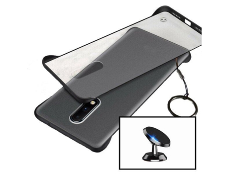 Kit Suporte Magnético de Carro + Capa Naked Bumper para Oneplus 6