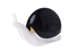 Caixa De Armazenamento Para Cosméticos Líquidos Em Formato De Caracol Cartunesco, Tipo Pressão, Com Dispensador Para Sabonete (preto)