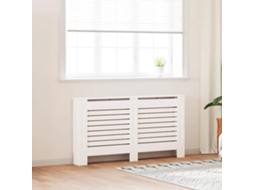 Vidaxl Cobertura De Radiador 152x19x81,5 Cm Mdf Branco