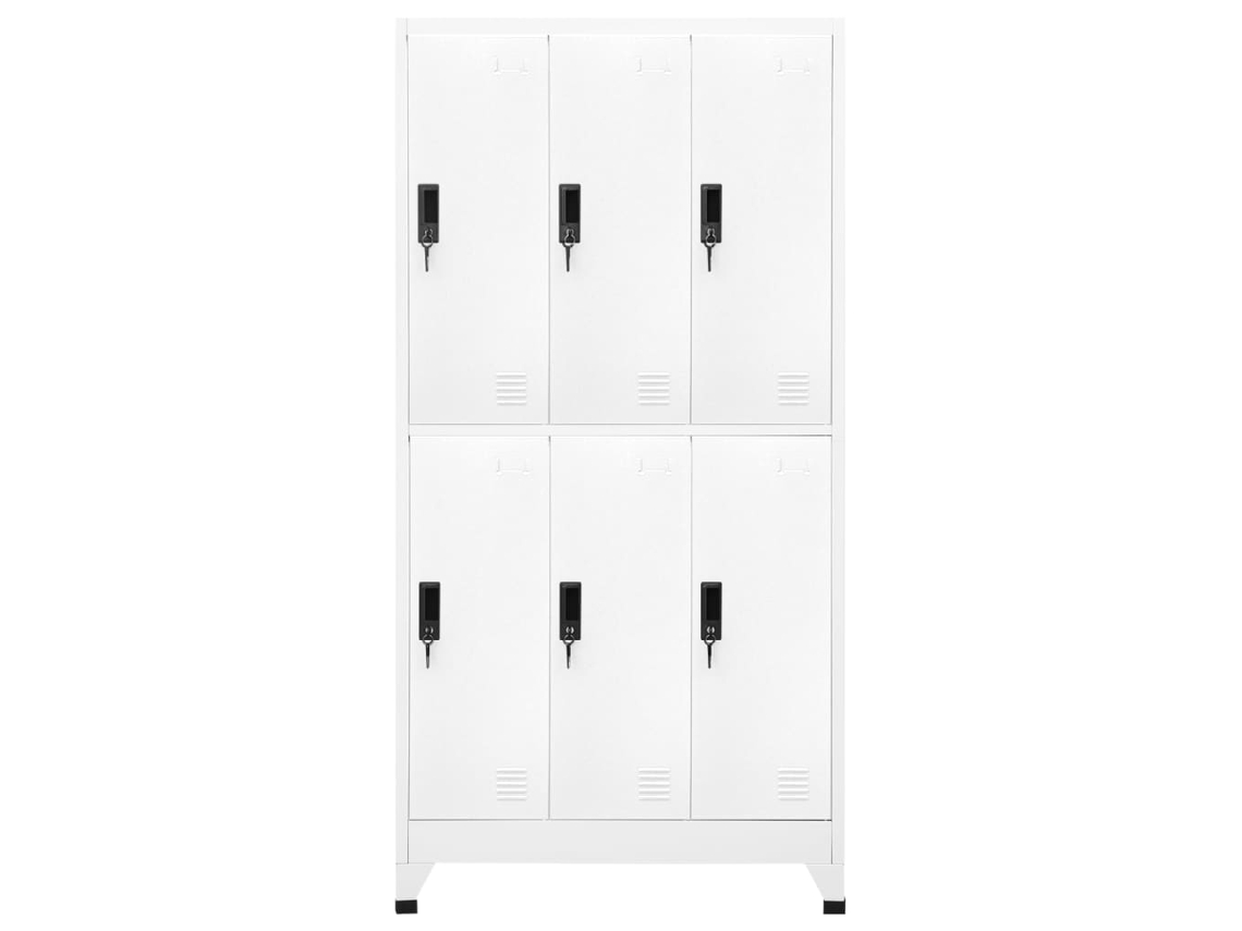 Cacifo Aço 90x45x180 cm Branco MAISON EXCLUSIVE