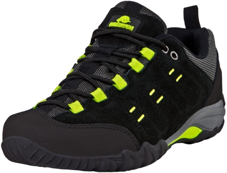 GUGGEN MOUNTAIN T004 Botas Masculinas de Trekking e Caminhada em Camurça (Verde - 45)