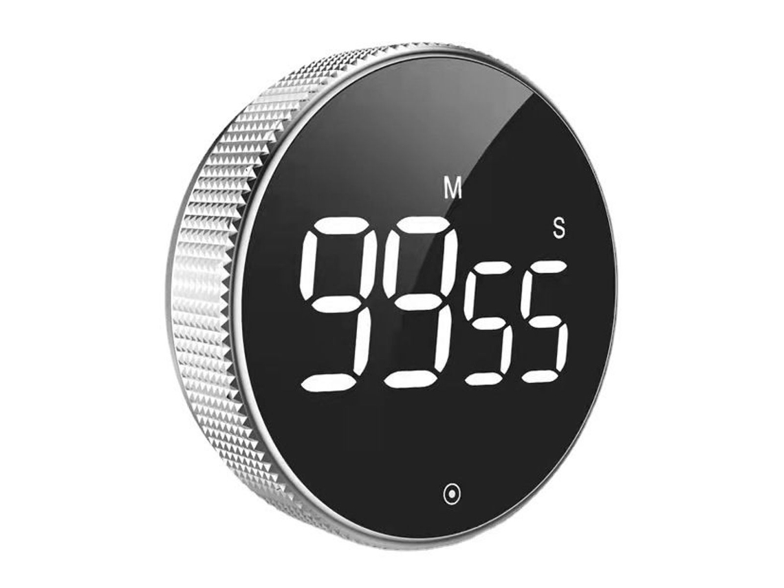 Temporizador De Cozinha Digital Com Grande Visor Led