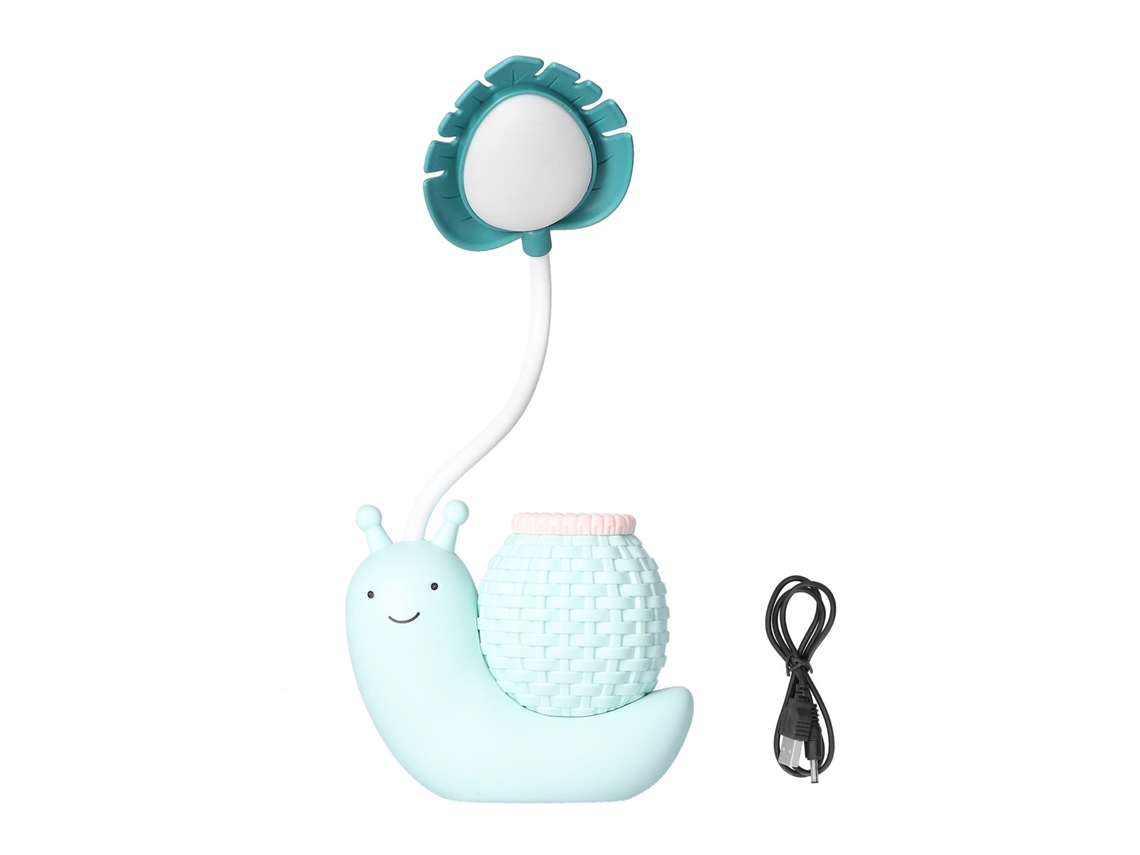Lâmpada de Escrivaninha LED com Porta Lápis USB para Estudantes | S/MARCA