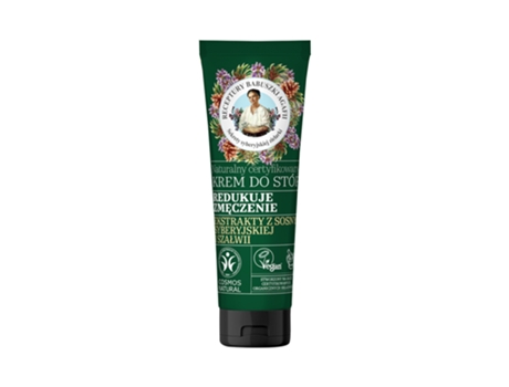 Creme Natural Para Pés Agafii, 75ml Reduz O Cansaço, Hidratação Intensiva Bania Agafii