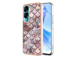 Capa Para Celular For Honor 90 Lite 5g Em Tpu Com Revestimento Eletroplástico Imd