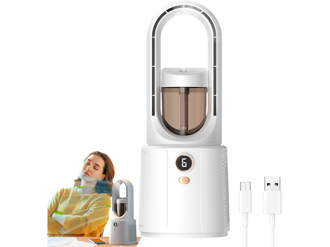 Ventilador Portátil Para Camping Com 100 Velocidades Ajustáveis E