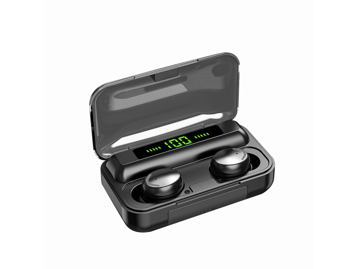 Fones De Ouvido Bluetooth 5.0 Com Display Led Fones De Ouvido Sem Fio Esportivos Com Caixa De Recarga
