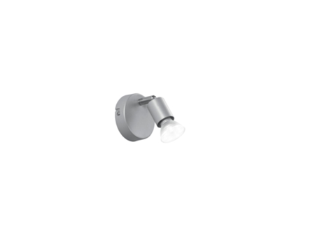 Spot Cooper em Metal Prateado com Difusor Ajustável e Lâmpada Incluída FAN EUROPE LIGHTING