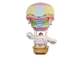 Boneco de Desenho Animado Bloco Montagem Mini Plástico Crianças
