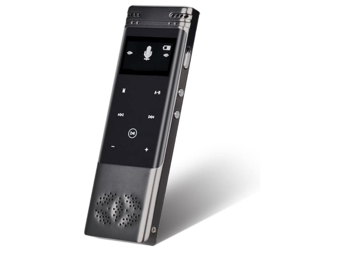 Gravador De Áudio Digital Ativado Por Voz Profissional Caneta Usb Gravação De Mp3 Cancelamento De Ruído Yizhood (preto)