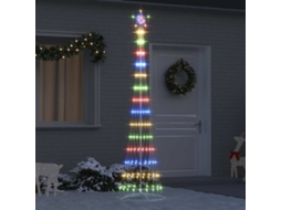 Vidaxl Árvore De Natal Led Multicolor 250 Cm Metal