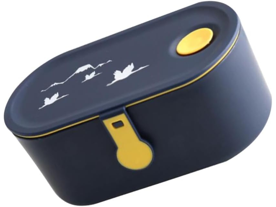 Lancheira Bento Bestoyard Para Estudantes, Capacidade De 800ml, Material Plástico Resistente, Tampa Hermética E Design À