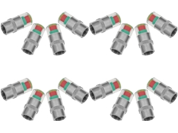 Conjunto De 16 Tampas De Válvula De Pneu De Metal Com Indicador De Pressão.