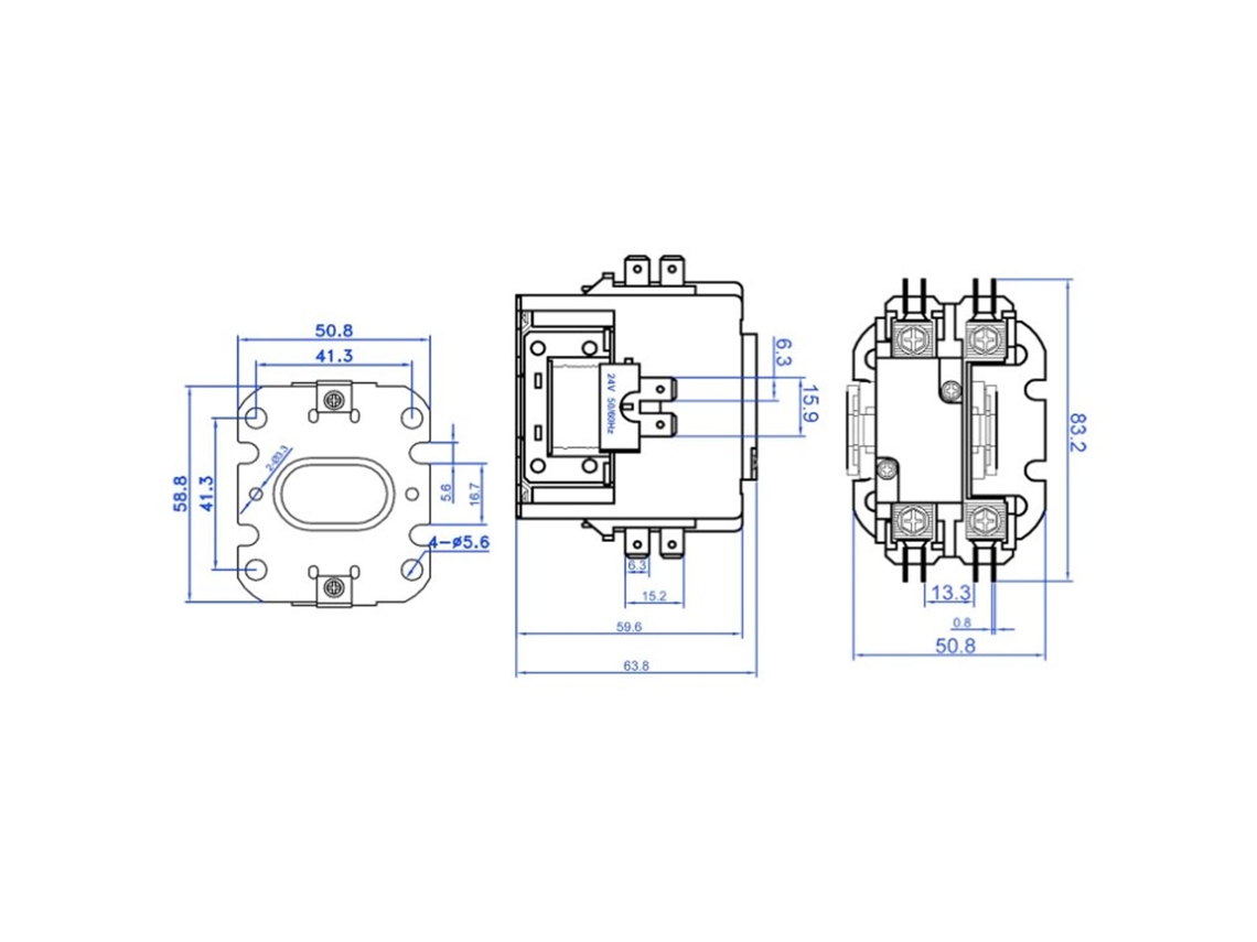 Contator De Ar Condicionado Para Condensador E Compressor, 25a 110v, Substituição