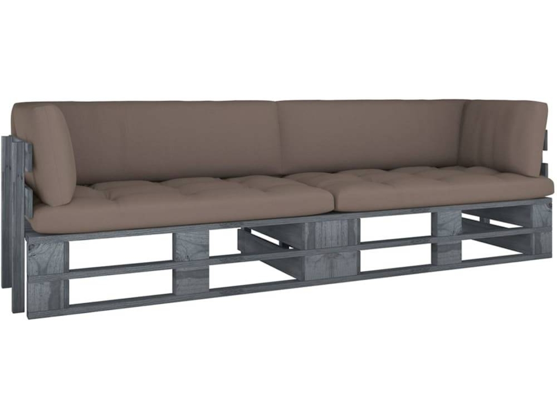 Pallet Sofa, Pallet Sofas Vidaxl Cinzeto Madeira De Pinho (n/a)