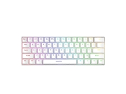 Teclado Mecânico 61 Teclas Mistas Luz Hot Swap Teclado Acessórios De Escritório Teclado Gamer Branco Vermelho Eixo Aquaforge