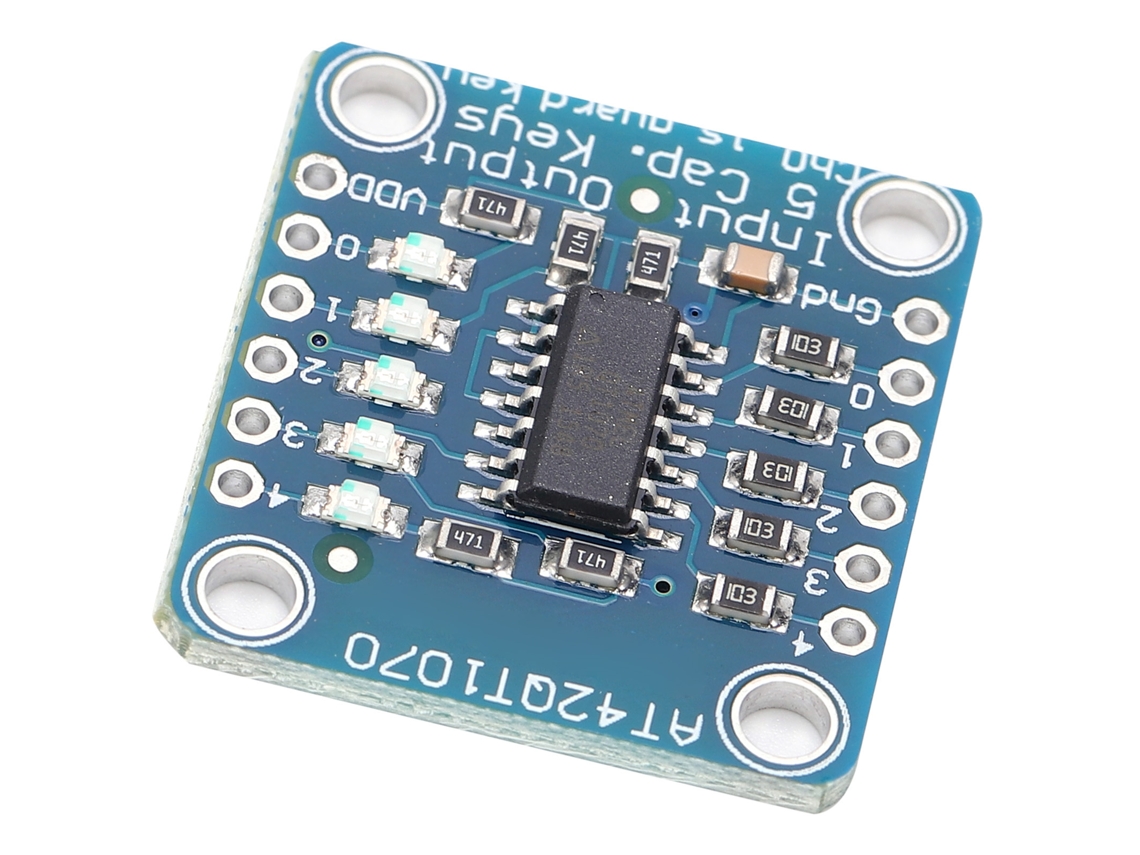 Sensor Capacitivo Laxiscreed Com Interface De Pinos Para Módulos De Toque De Alta Precisão