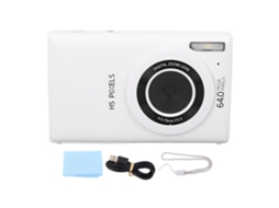 Câmara Digital 4k 64mp Com Zoom Digital 18x, Tela Ips 2.4", Modo Beleza E Filtros Para Viagens