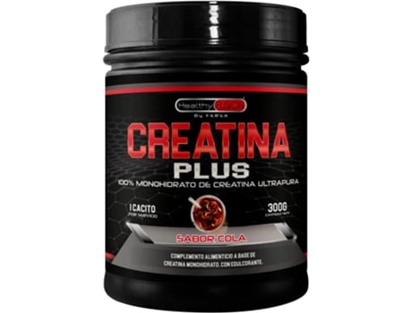 Creatina Monohidratada em Pó Monohidrato de Creatina 100% Pura Sem Aditivos Alta Solubilidade 300G Sabor Refrigerante de Cola