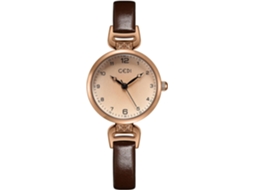 Lurelia Relógio Feminino, 26 Mm, 8 Mm, 200 Mm, Couro, Resistente À Água, Dourado, Rosa