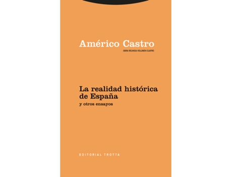 Livro Obra Reunida Américo Castro Vol. 4 de Américo Castro (Espanhol)