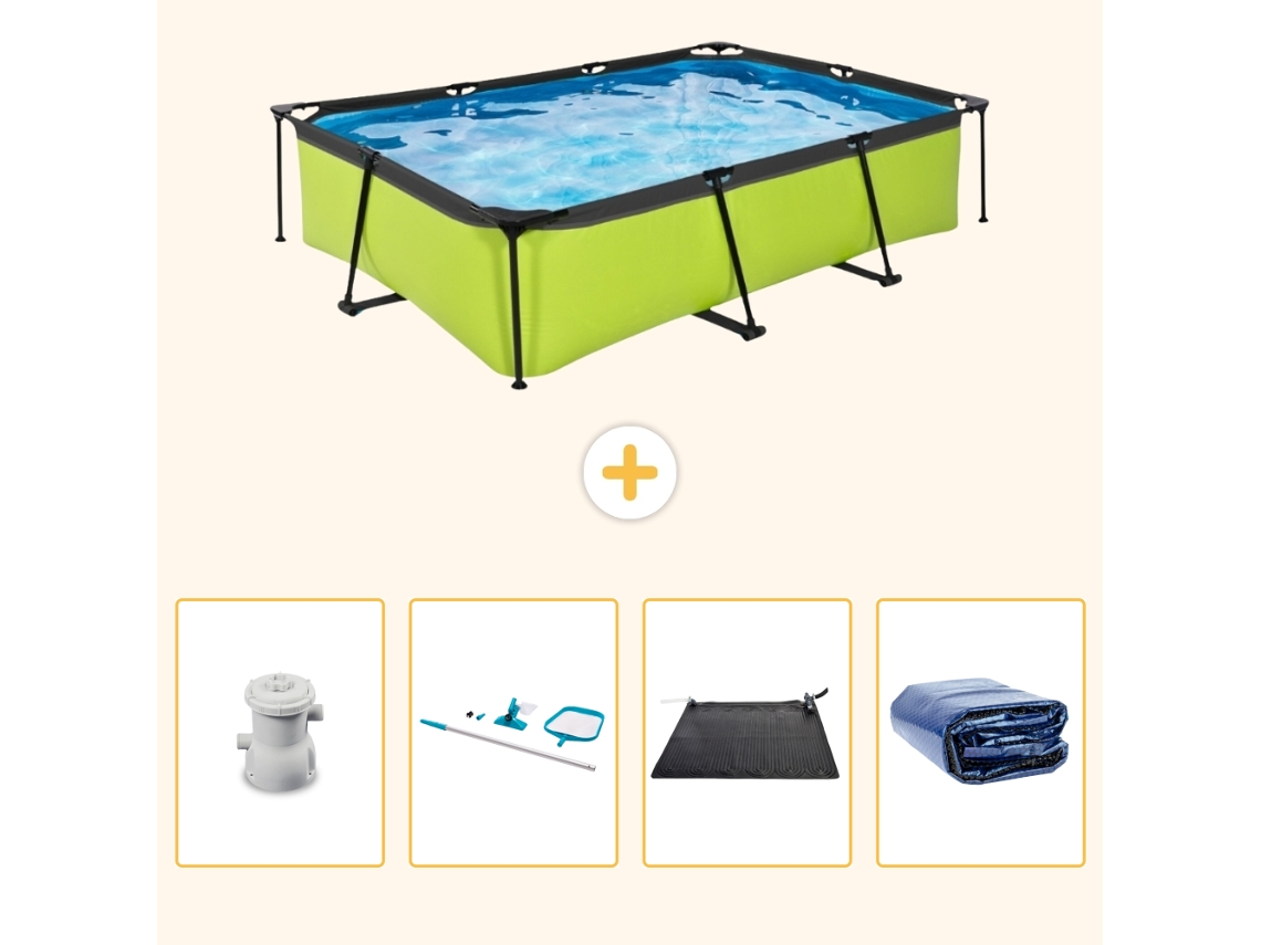 Exit-toys Piscina Exit Retangular - 300x200x65 Cm - 5-peças S235